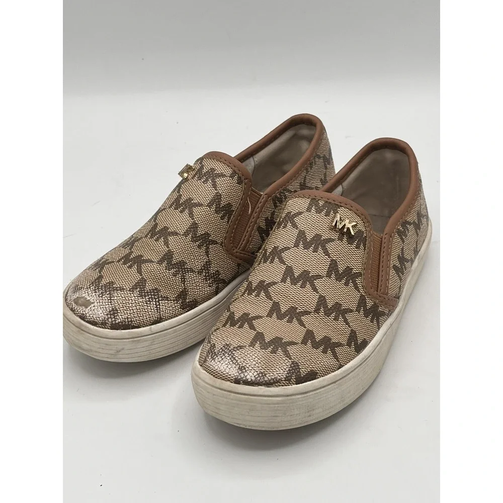 Michael Kors Girls Slip On Shoes MK Logo Size 12